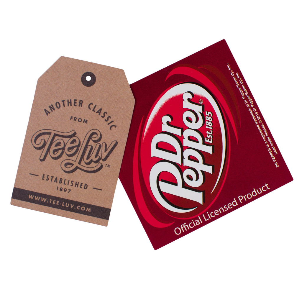 Dr Pepper Distressed Logo Pullover Hooded Sweatshirt - Red