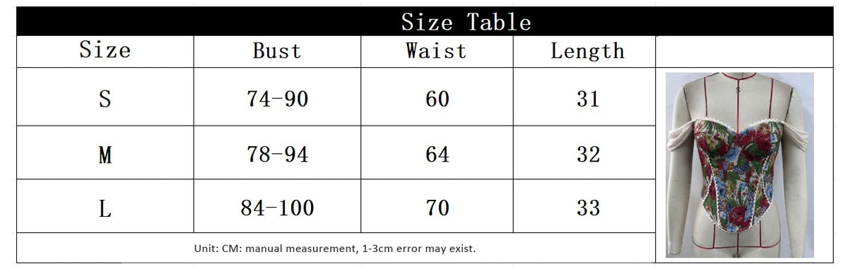 Retro Red Floral Print Corset Tank Top Sexy Back Criss Cross Bandage Bustier Lace Trim Night Club Party Slim Fishbone Camisole